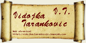 Vidojka Taranković vizit kartica